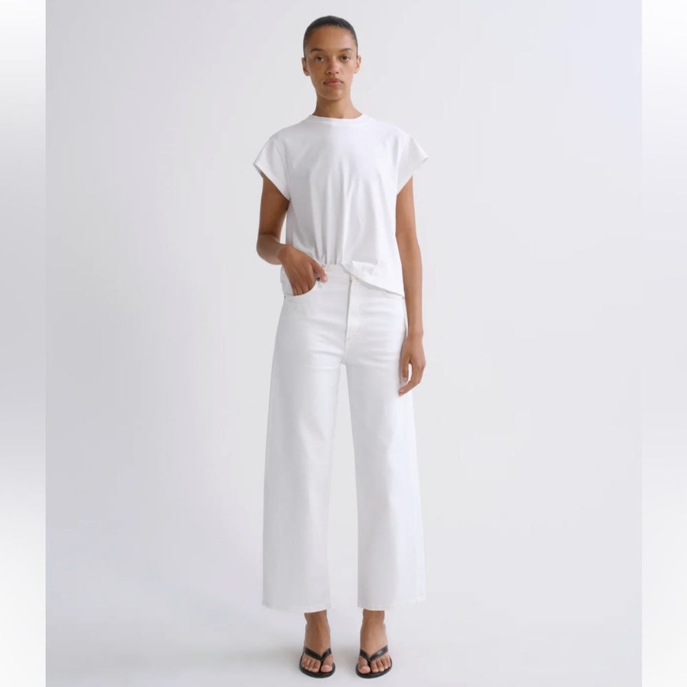 AGOLDE REN STRETCH WHITE WASH JEAN